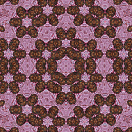 Kaleidoscopic wallpaper tiles. Seamless texture or background