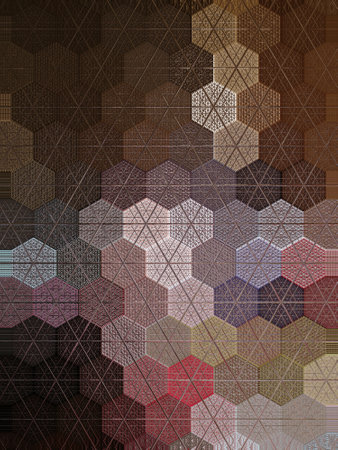 abstract background with geometric pattern in low poly style, vector illustrationの写真素材