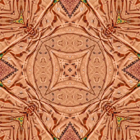 Kaleidoscope of color with beautiful ornamental - Thorough background summary - seamlessの写真素材