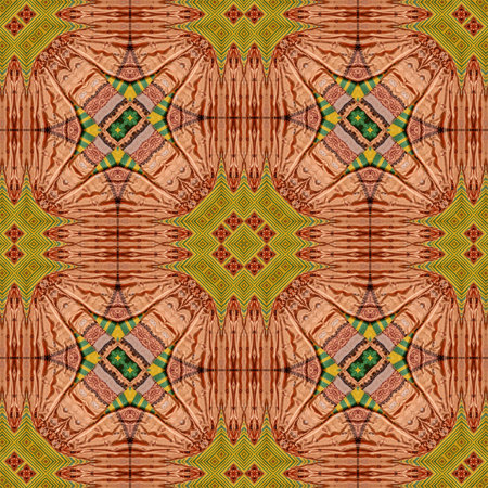 Seamless abstract pattern, symmetric kaleidoscope fashion, design