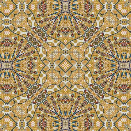 Seamless pattern background, kaleidoscope seamless pattern, endless texture for wallpaper.