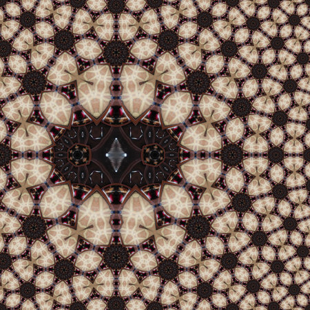 Kaleidoscope of color with beautiful ornamental - Thorough background summary - seamlessの写真素材