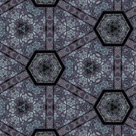 Abstract kaleidoscope background. Beautiful kaleidoscope seamless pattern. Seamless kaleidoscope...