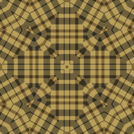 Seamless tartan pattern. Repeatable background. Geometric ornament.