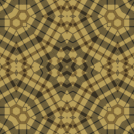 Seamless pattern with abstract geometric ornament. Vector Illustration.