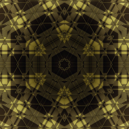 Geometric pattern. Seamless background. Abstract symmetric kaleidoscope pattern.