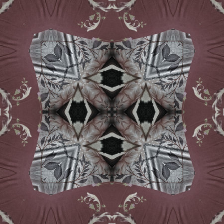 Kaleidoscope of color with beautiful ornamental - Thorough background summary - seamless