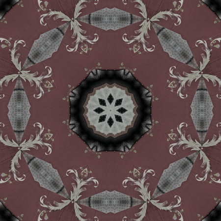 Kaleidoscope of color with beautiful ornamental - Thorough background summary - seamlessの写真素材