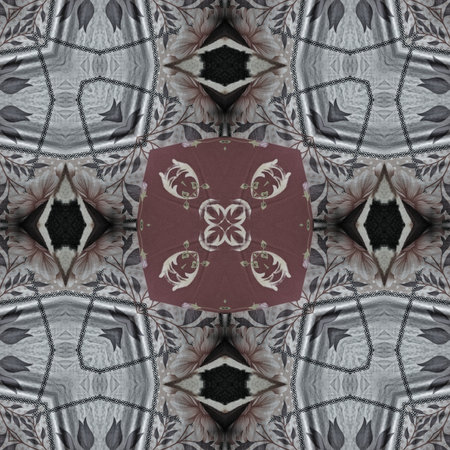 Kaleidoscope of color with beautiful ornamental - Thorough background summary - seamless