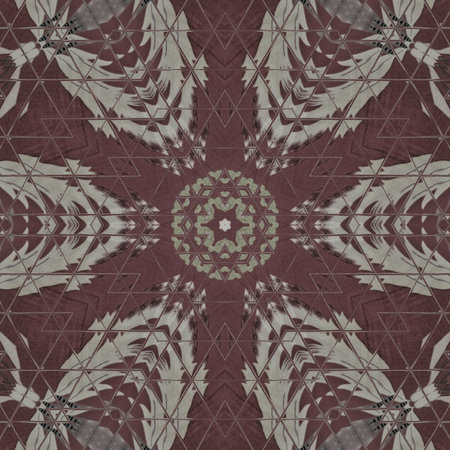 Kaleidoscope of color with beautiful ornamental - Thorough background summary - seamlessの写真素材