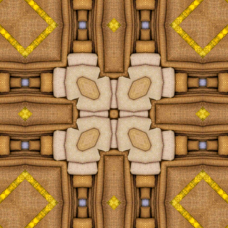 Kaleidoscope of color with beautiful ornamental - Seamless patternの写真素材