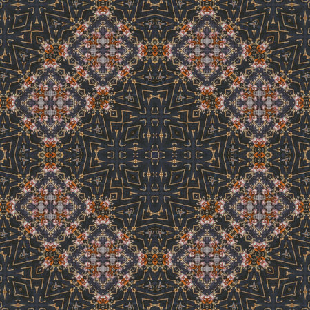 Kaleidoscope of color with beautiful ornamental - Thorough background summary - seamless