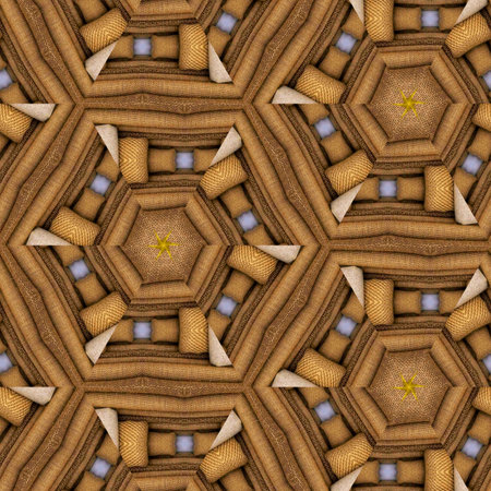 Kaleidoscope of color with beautiful ornamental - Thorough background summary - seamless