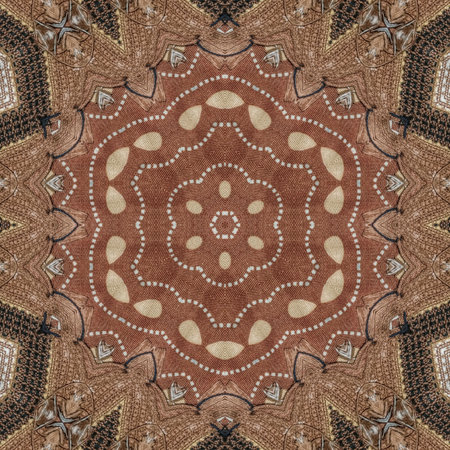 Kaleidoscope of color with beautiful ornamental - Thorough background summary - seamlessの写真素材