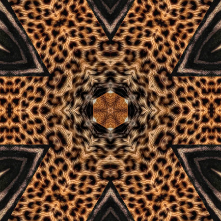 Kaleidoscope of color with beautiful ornamental - Thorough background summary - seamless
