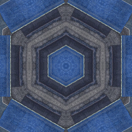 Blue jeans pattern. Seamless background and texture for design.