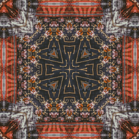 Abstract kaleidoscope background. Beautiful kaleidoscope seamless pattern. Seamless kaleidoscope...