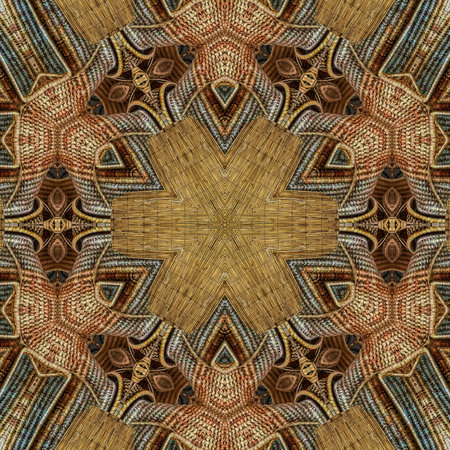 Kaleidoscope of color with beautiful ornamental - Thorough background summary - seamless