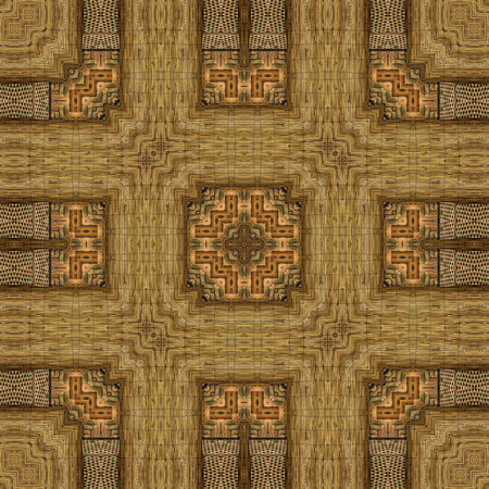 Kaleidoscopic wallpaper tiles. Seamless texture or background