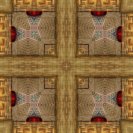 Kaleidoscopic wallpaper tiles. Seamless background or texture