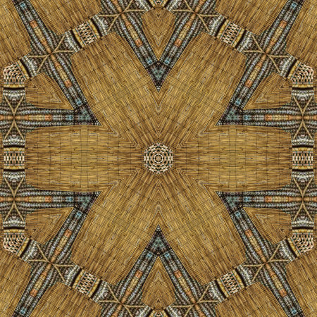 Kaleidoscope of color with beautiful ornamental - Thorough background summary - seamless