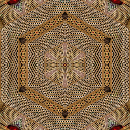 Kaleidoscope of color with beautiful ornamental - Thorough background summary - seamless