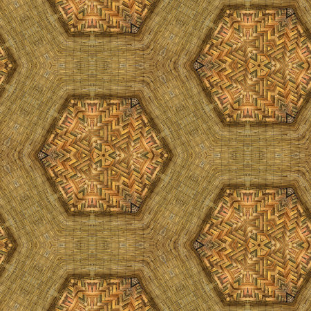 Wickerwork seamless pattern. For eg fabric, wallpaper, wall decorations.