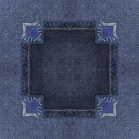 Denim texture. Seamless denim background. Jeans pattern.