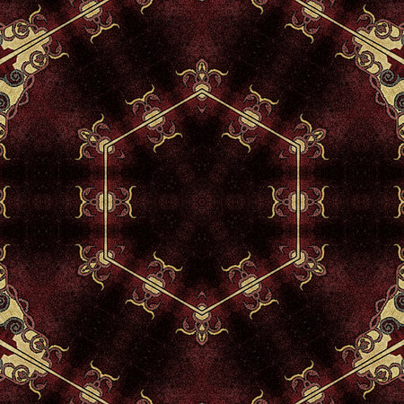 Seamless kaleidoscope pattern. Seamless kaleidoscope texture for background.