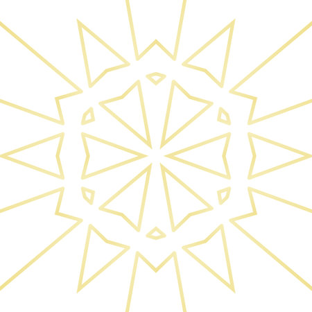 Seamless pattern based on traditional islamic art ornaments. Golden color.の写真素材