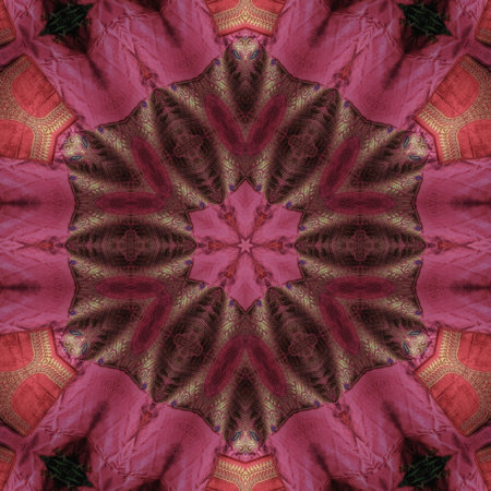 Kaleidoscope of color with beautiful ornamental - Thorough background summary - seamlessの写真素材