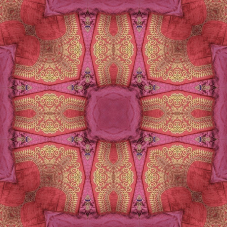Kaleidoscope of color with beautiful ornamental - Thorough background summary - seamless