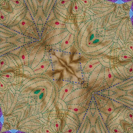 Kaleidoscope of color with beautiful ornamental - Thorough background summary - seamless