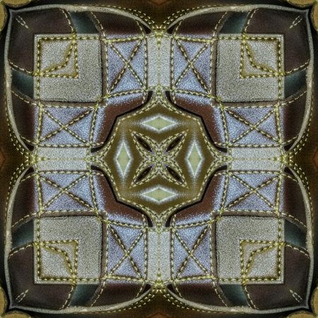 Kaleidoscope of color with beautiful ornamental - Thorough background summary - seamless