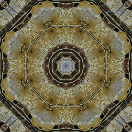 Kaleidoscope of color with beautiful ornamental - Thorough background summary - seamless