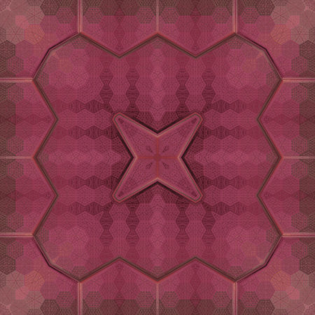 Kaleidoscope of color with beautiful ornamental - Thorough background summary - seamlessの写真素材