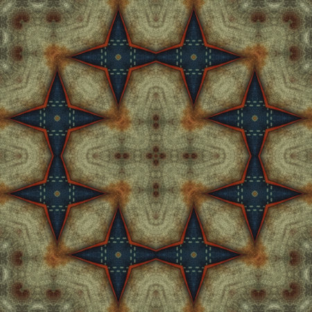 Kaleidoscope of color with beautiful ornamental - Thorough background summary - seamless