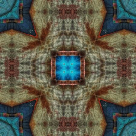Kaleidoscope of color with beautiful ornamental - Thorough background summary - seamless