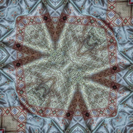 Kaleidoscope of color with beautiful ornamental - Thorough background summary - seamless