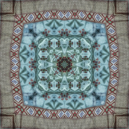 Kaleidoscope of color with beautiful ornamental - Oriental pattern