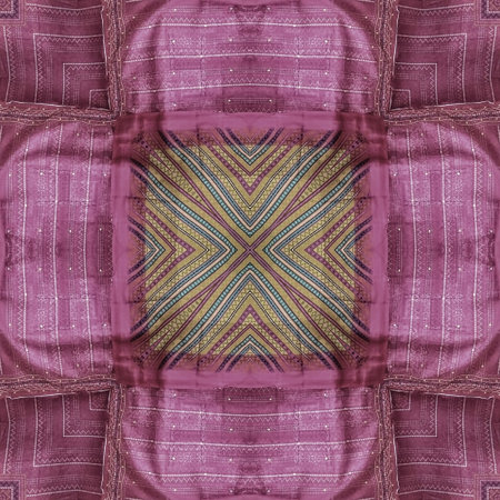 Kaleidoscope of color with beautiful ornamental - Thorough background summary - seamless