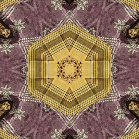 Kaleidoscope of color with beautiful ornamental - Thorough background summary - seamless