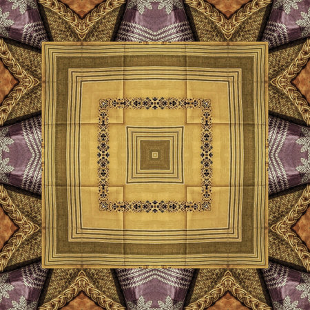 Kaleidoscope seamless background. Seamless pattern, symmetrical ornament. For eg fabric, wallpaper,...
