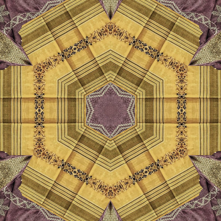 Kaleidoscope of color with beautiful ornamental - Thorough background summary - seamless