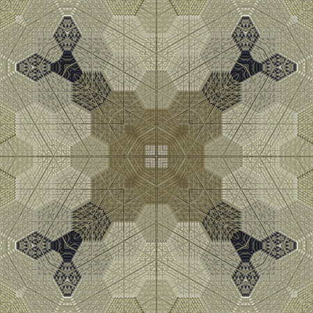 Kaleidoscope of color with beautiful ornamental - Thorough background summary - seamless