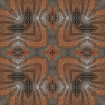 Kaleidoscope of color with beautiful ornamental - seamless background