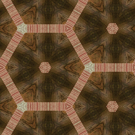 Kaleidoscope of color with beautiful ornamental - seamless background