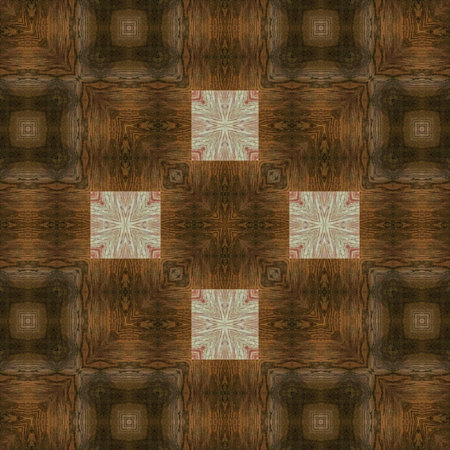 Kaleidoscope of color with beautiful ornamental - seamless background