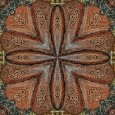 Kaleidoscope of color with beautiful ornamental - Thorough background summary - seamlessの写真素材