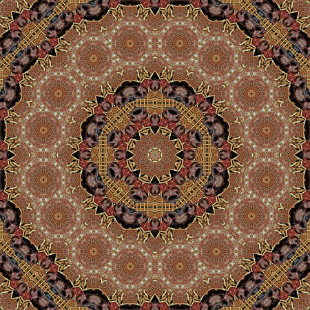 Kaleidoscopic wallpaper tiles. Seamless texture or background